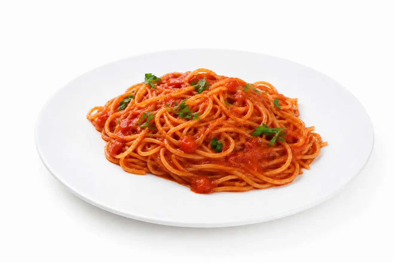 Espaguete molho de tomate