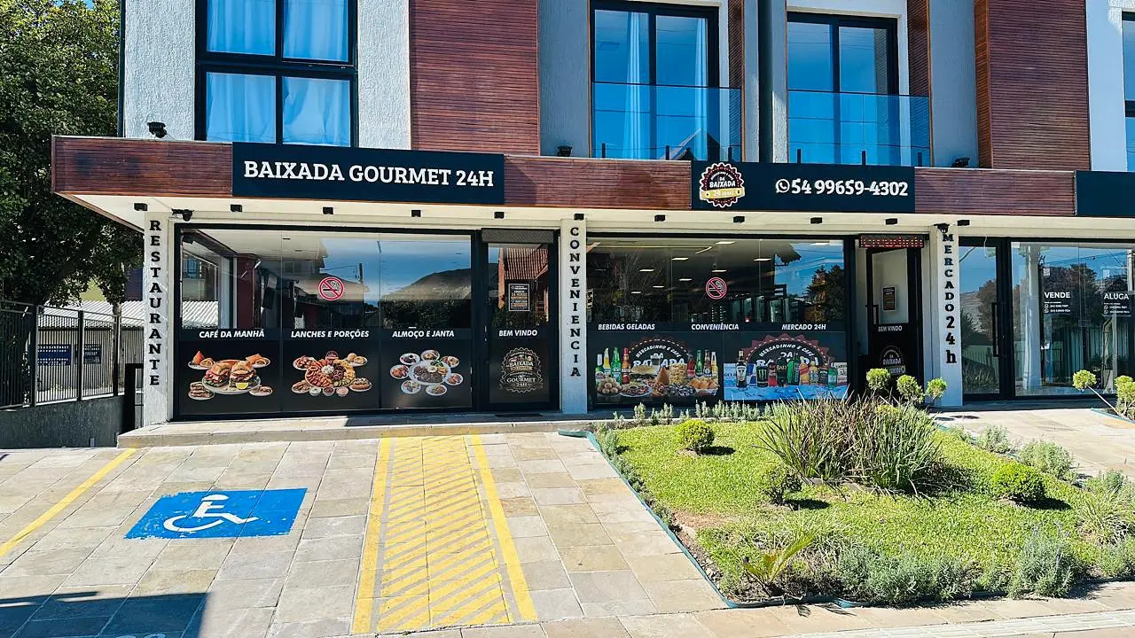 Fachada atual da Baixada Gourmet 24h